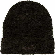 Шапка Levis Men Cozy Beanie, размер OS, черный Levis®