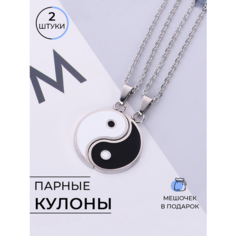 Колье LERO, длина 50 см, серебристый