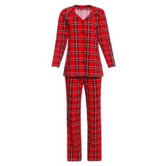 Пижама Kaftan, размер 40-42, красный
