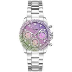 Наручные часы GUESS Dress, серебристый