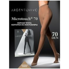 Колготки Argentovivo Microtouch, 70 den, размер 2, cognac