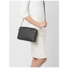 Сумка кросс-боди MICHAEL KORS, фактура гладкая, черный