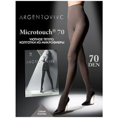 Колготки Argentovivo Microtouch, 70 den, размер 3, Platino
