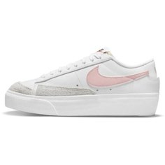 Кроссовки NIKE Blazer Low Platform, размер 6.5 US, белый/розовый/серый