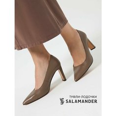 Туфли лодочки Salamander, размер 36, серебро