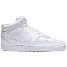 Кроссовки NIKE NikeCourt Vision Mid, полнота F (EU)/ на среднюю стопу, размер 5.5 US, белый