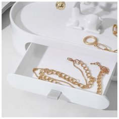 Подставка для украшений Queen Fair, 12.5х26х25 см, , белый