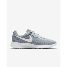 Кроссовки NIKE Tanjun, полнота F (EU)/ на среднюю стопу, размер 6,5 US, серый