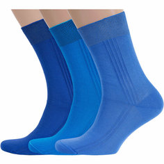 Носки RuSocks, комплект, 3 пары, размер 25, рис. 03, микс 1