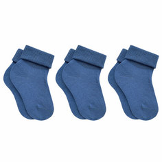 Носки RuSocks Базовая коллекция, 3 пары, размер 10-12, , синий
