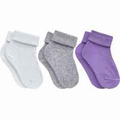 Носки RuSocks Базовая коллекция, 3 пары, размер 10-12, , микс 2