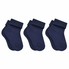 Носки RuSocks Базовая коллекция, 3 пары, размер 10-12, , темно-синий