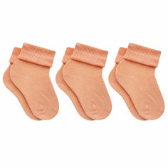 Носки RuSocks Базовая коллекция, 3 пары, размер 9-10, , персиковый