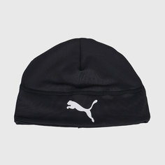 Шапка бини PUMA teamLIGA Beanie Jr, размер one size, черный