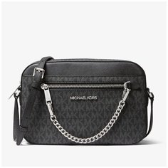 Сумка кросс-боди MICHAEL KORS, фактура рельефная, черный