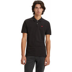 Поло Levis Men Slim Housemark Polo Shirt, размер M, черный Levis®