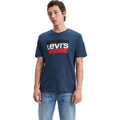 Футболка Levis Men Sportswear Logo Graphic, размер L, темнo-cиний Levis®