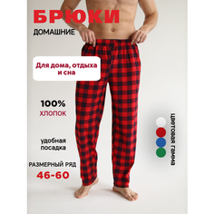 Брюки DTeks, размер 56, красный