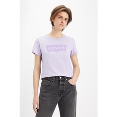 Футболка Levis Women The Perfect Tee, размер XS, фиoлетовый Levis®