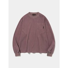 Лонгслив Uniform Bridge DYEING POCKET L/S, размер L, , бордовый