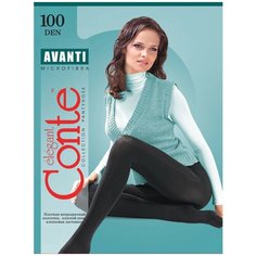 Колготки Conte elegant AVANTI 100, р.2, nero, 100 den, размер 2, nero