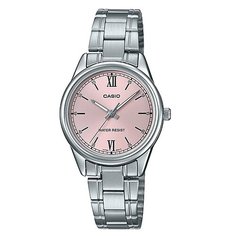Наручные часы CASIO Collection, хром/розовый