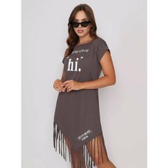 Платье Style Margo, размер 56, коричневый