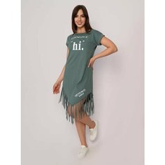 Платье Style Margo, размер 44, голубой, зеленый