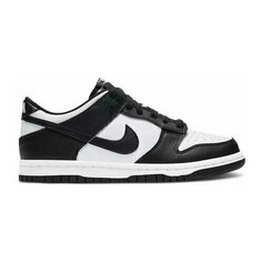 Кроссовки NIKE Dunk Low, полнота R, размер 6 US, black white