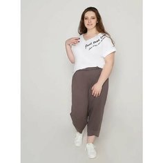 Брюки Fashion Margo, размер 72, коричневый