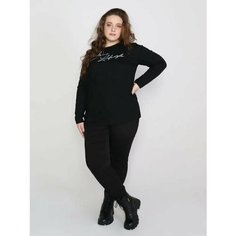 Лонгслив Fashion Margo, размер 60, , чёрный