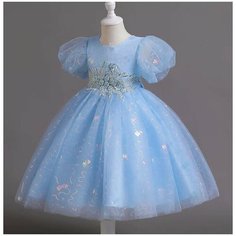 Платье, размер 130, голубой Max Garment