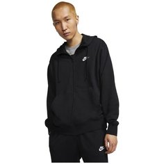 Толстовка NIKE NSW CLUB FZ FT HOODIE, размер 3XL, , чёрный