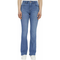 Джинсы клеш Wrangler Bootcut, размер 29/34, синий
