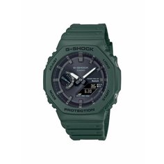 Наручные часы CASIO G-Shock, зеленый, черный
