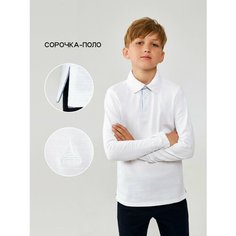 Поло Acoola, размер 134, белый