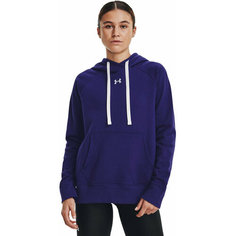 Худи спортивное Under Armour W Rival Fleece HB Hoodie, размер XS, , синий