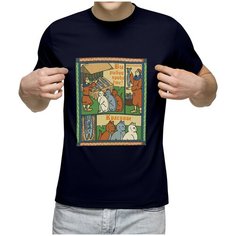 Футболка Us Basic, размер M, темно-синий