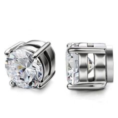 Серьги клипсы Sharks Jewelry, размер 8 мм, серебристый