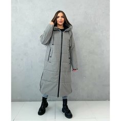 Пуховик , размер 6XL, зеленый Нет бренда