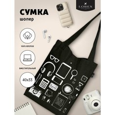 Сумка шоппер LOREX, черный