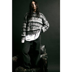 Джемпер Befree Rock, размер M/170, , серый принт