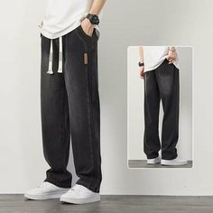 Джинсы , размер 2XL, черный Other