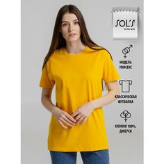 Футболка Sols, размер 44-46, Желтый