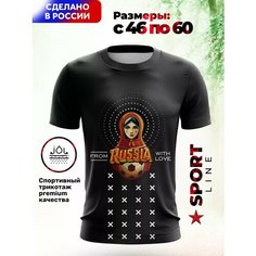 Футболка Evofox, размер M, черный, оранжевый