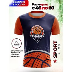 Футболка Evofox, размер M, оранжевый, синий