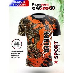 Футболка Evofox, размер XL, черный, оранжевый