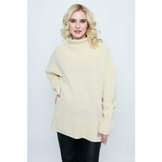 Джемпер KHAN Cashmere, размер F, , белый