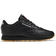 Кроссовки Reebok Classic Leather, размер 6,5 US, чёрный