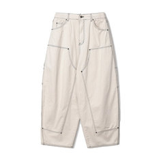 Джинсы ANGLAN Stitch Double Knee, размер One size, слоновая кость